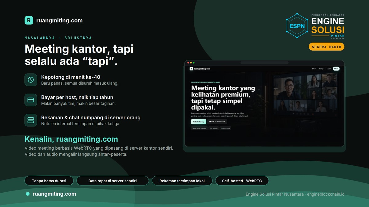 Biaya Lisensi Video Meeting Per Host Terus Membengkak, Kapan Perusahaan Bisa Berhemat?